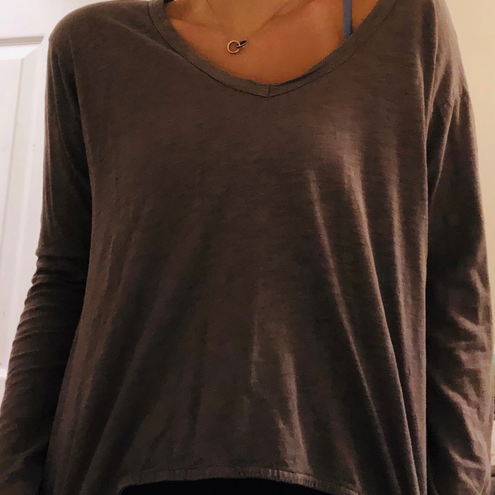 Basic green long sleeve